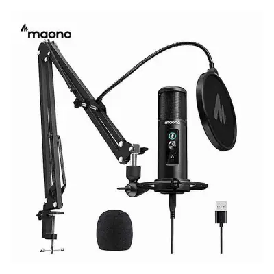 Maono AU-PM422 Professional Condenser microphone with touch mute...